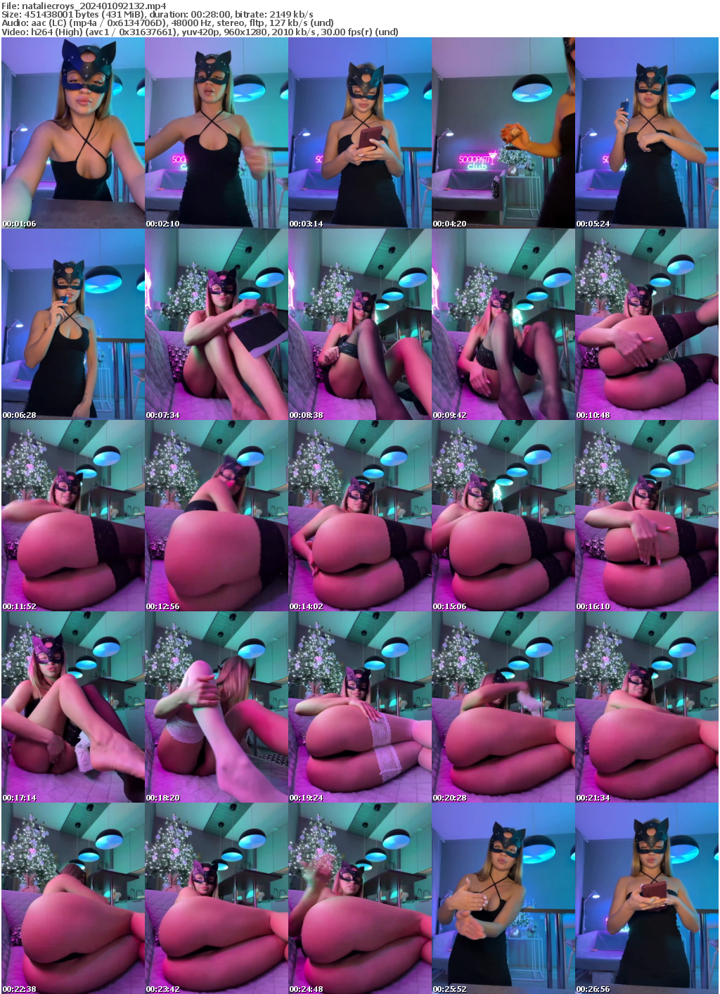 Preview thumb from nataliecroys on 2024-01-09 @ bongacams