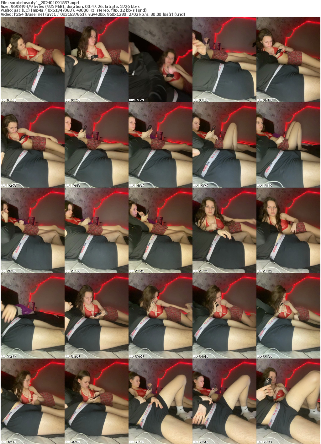 Preview thumb from smokebeauty1 on 2024-01-09 @ bongacams