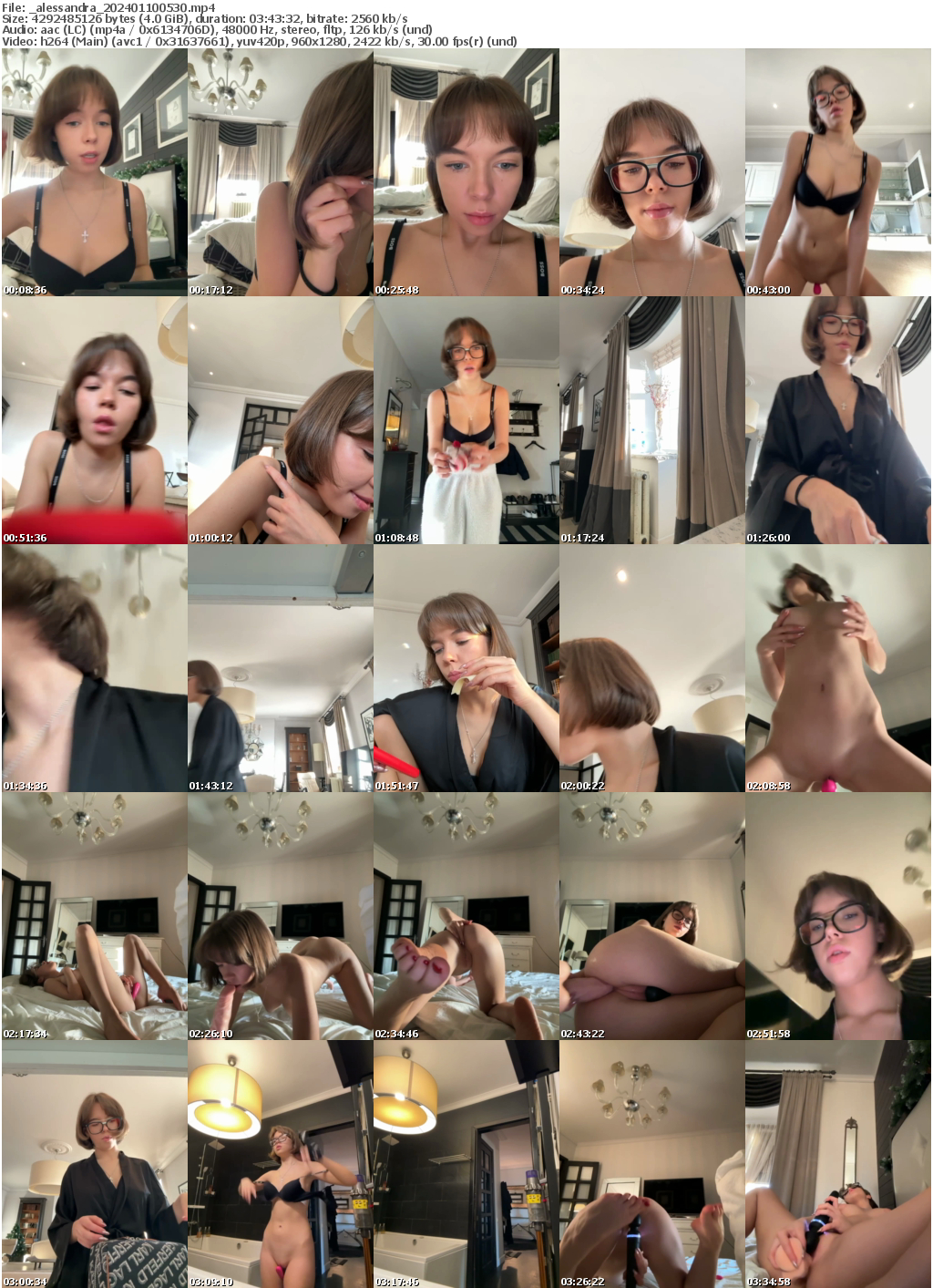 Preview thumb from _alessandra on 2024-01-10 @ bongacams