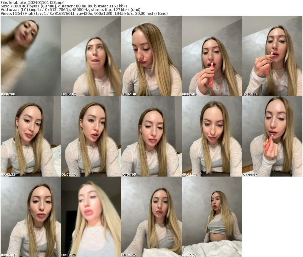 Preview thumb from kirablake on 2024-01-10 @ bongacams