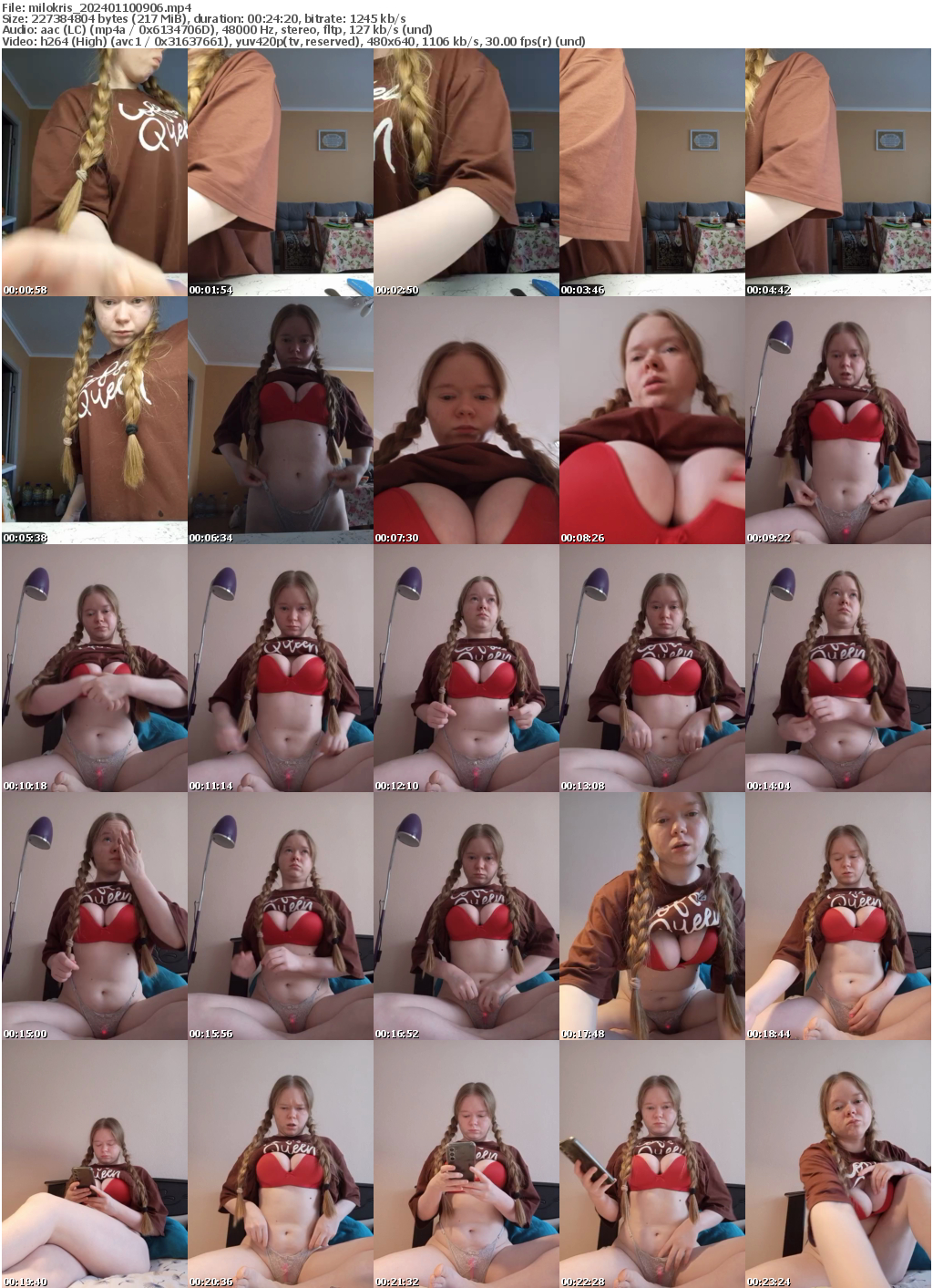 Preview thumb from milokris on 2024-01-10 @ bongacams