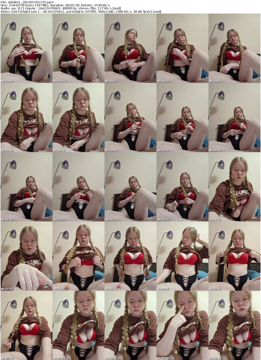 Preview thumb from milokris on 2024-01-10 @ bongacams