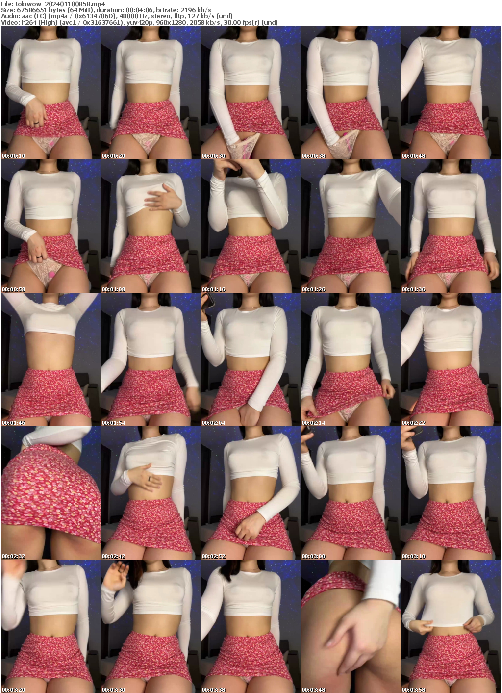 Preview thumb from tokiwow on 2024-01-10 @ bongacams