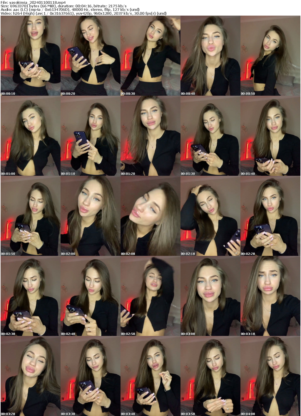 Preview thumb from yasokimia on 2024-01-10 @ bongacams