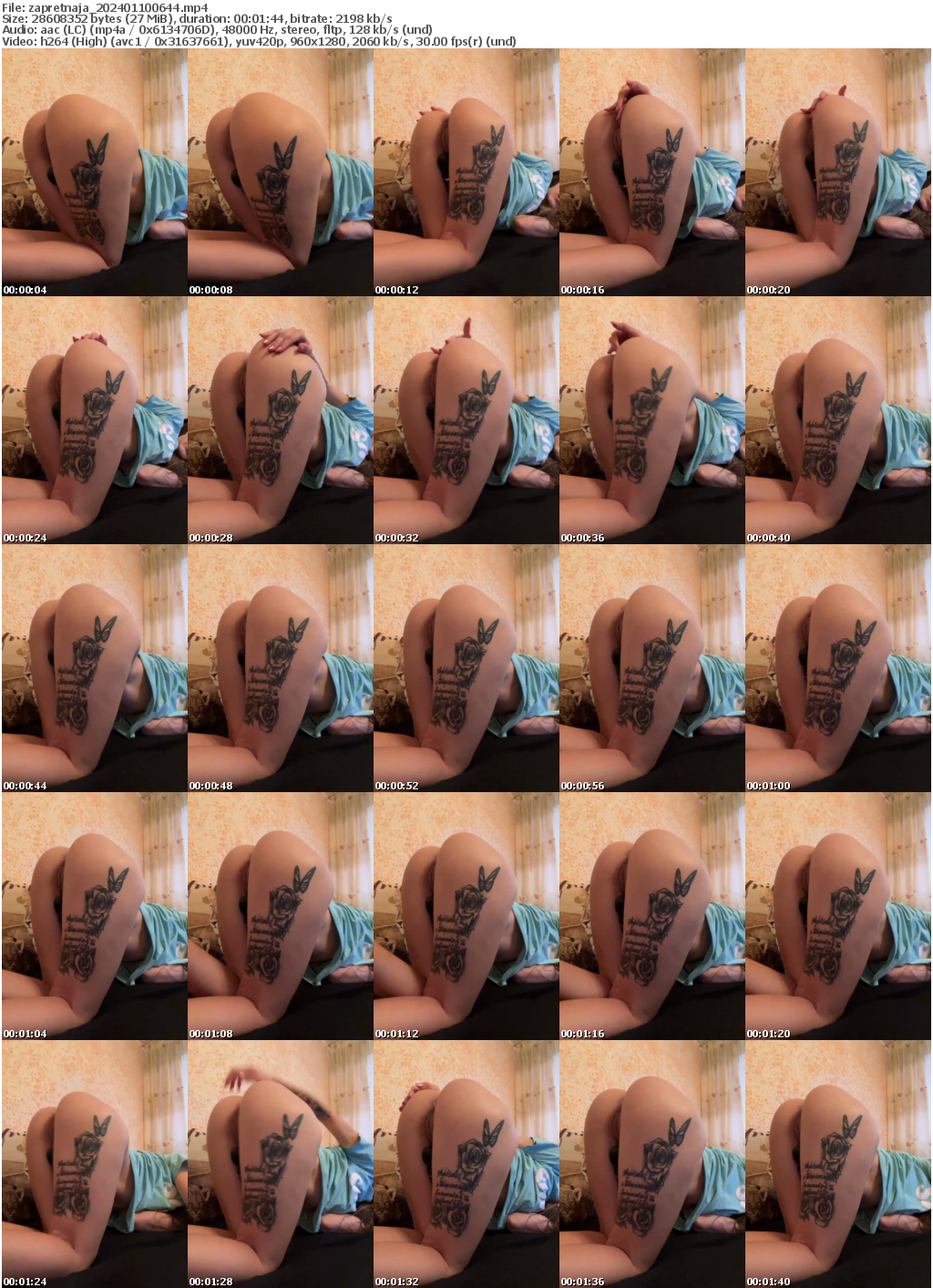 Preview thumb from zapretnaja on 2024-01-10 @ bongacams