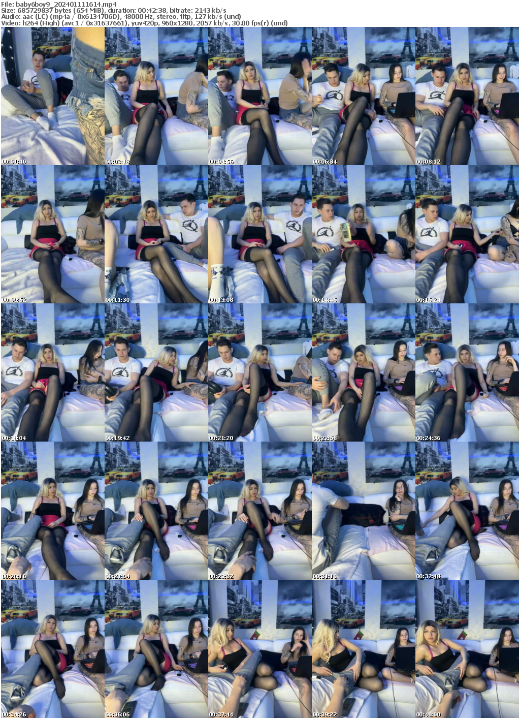 Preview thumb from baby6boy9 on 2024-01-11 @ bongacams