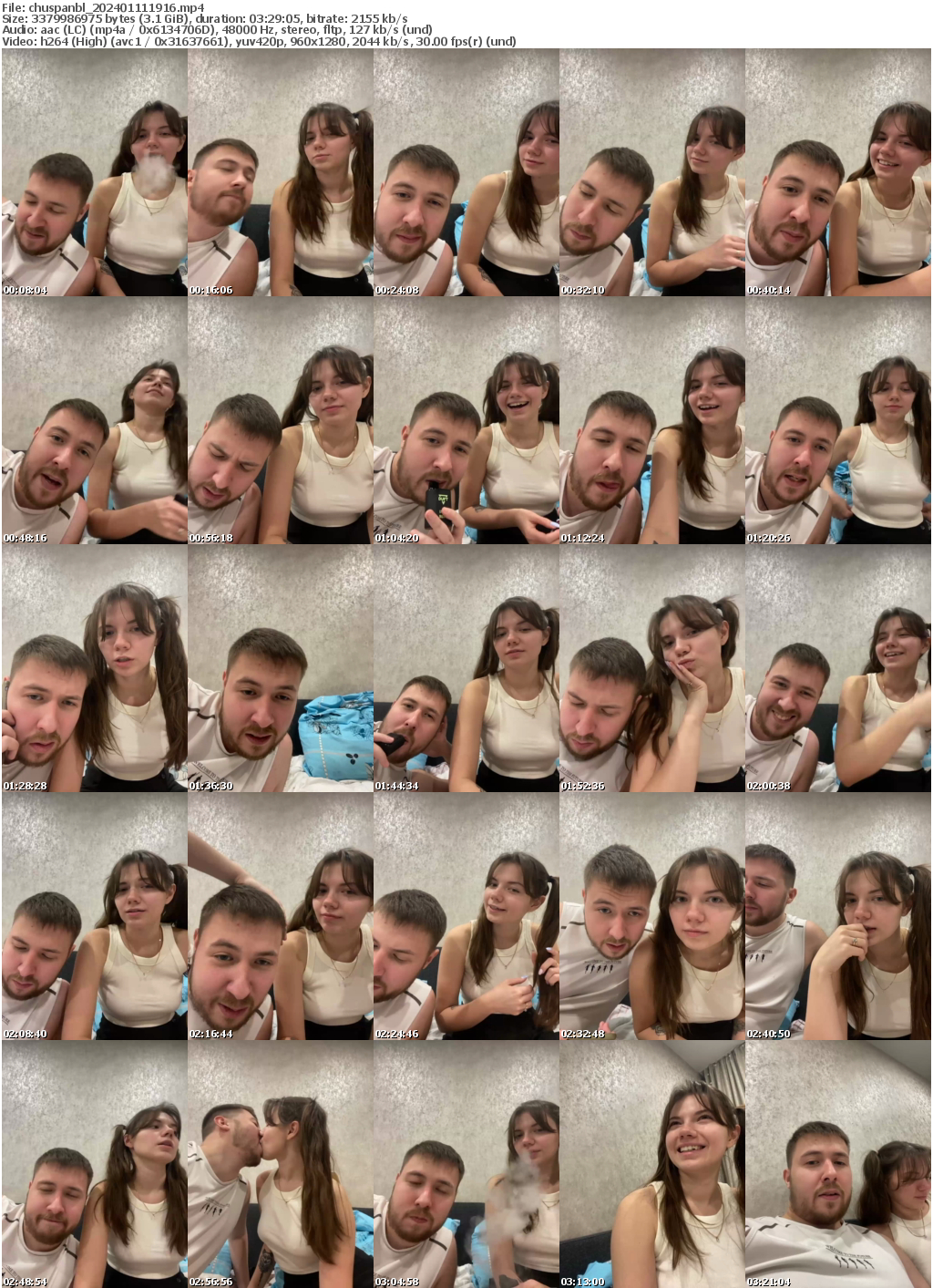 Preview thumb from chuspanbl on 2024-01-11 @ bongacams