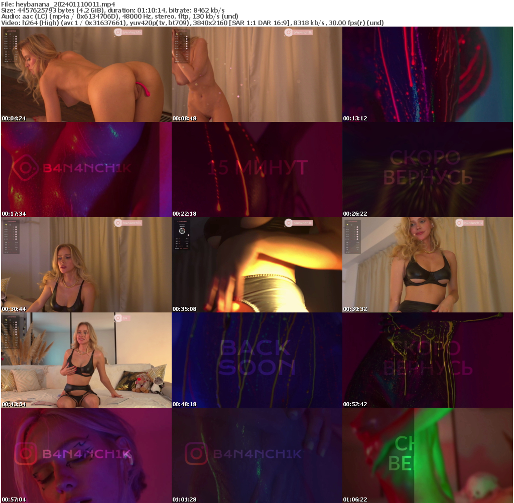 Preview thumb from heybanana on 2024-01-11 @ bongacams