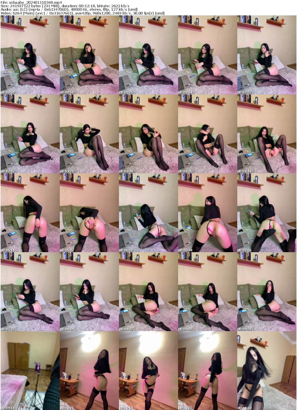 Preview thumb from xsbaaby on 2024-01-11 @ bongacams