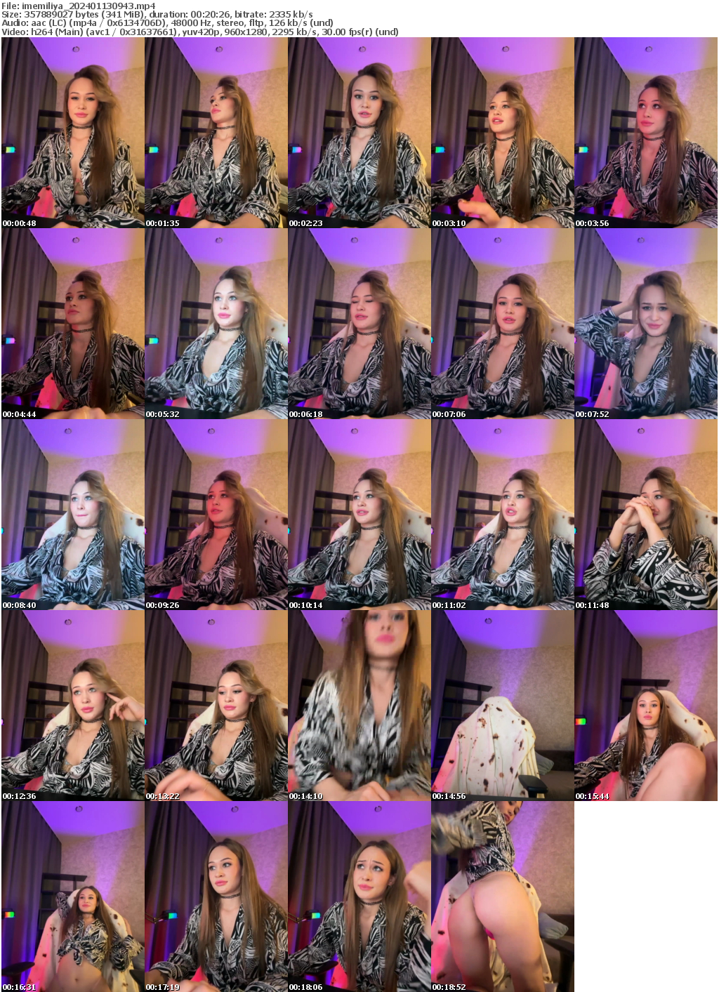 Preview thumb from imemiliya on 2024-01-13 @ bongacams