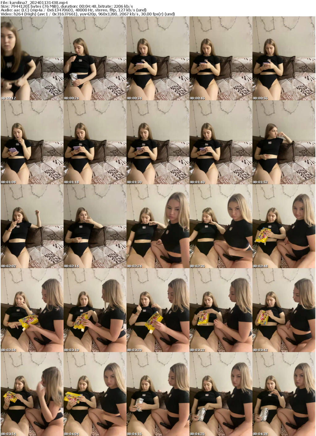 Preview thumb from karolina7 on 2024-01-13 @ bongacams