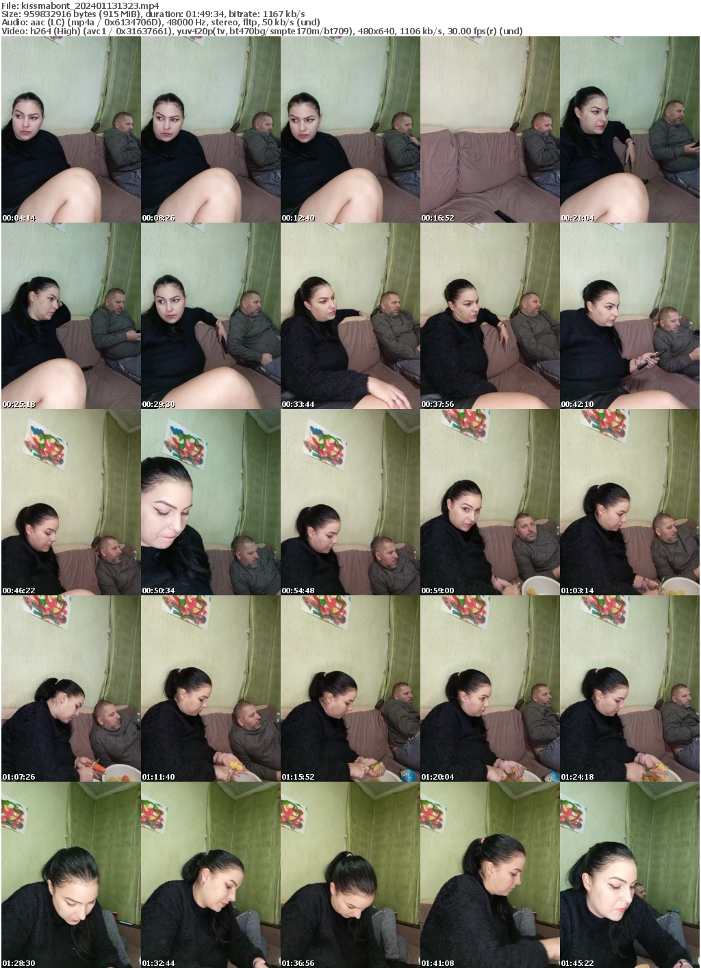 Preview thumb from kissmabont on 2024-01-13 @ bongacams