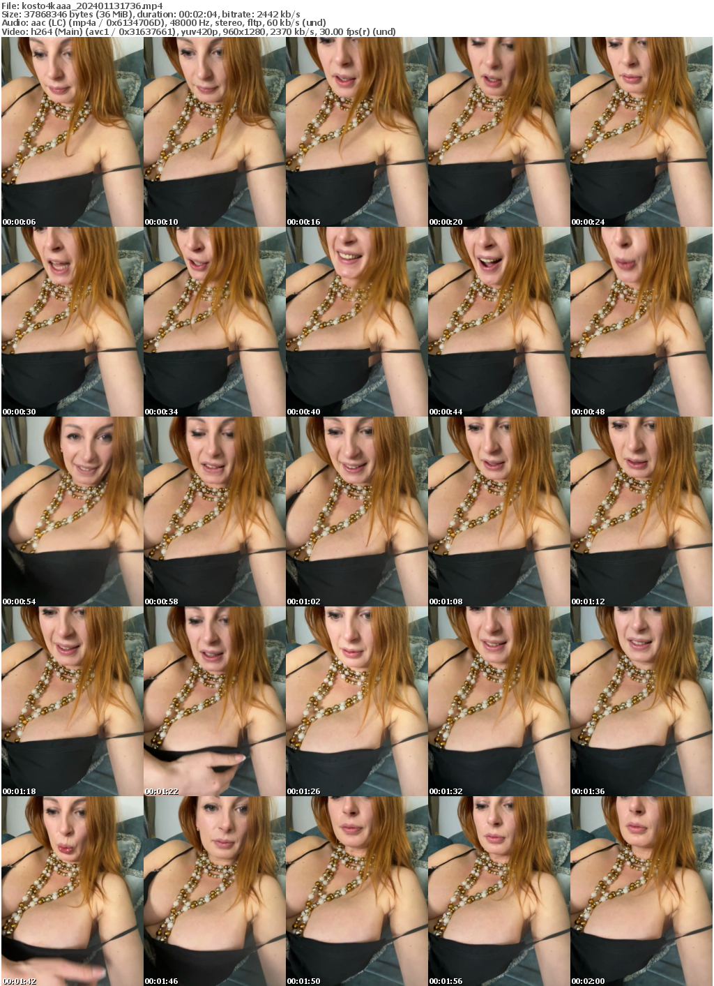 Preview thumb from kosto4kaaa on 2024-01-13 @ bongacams