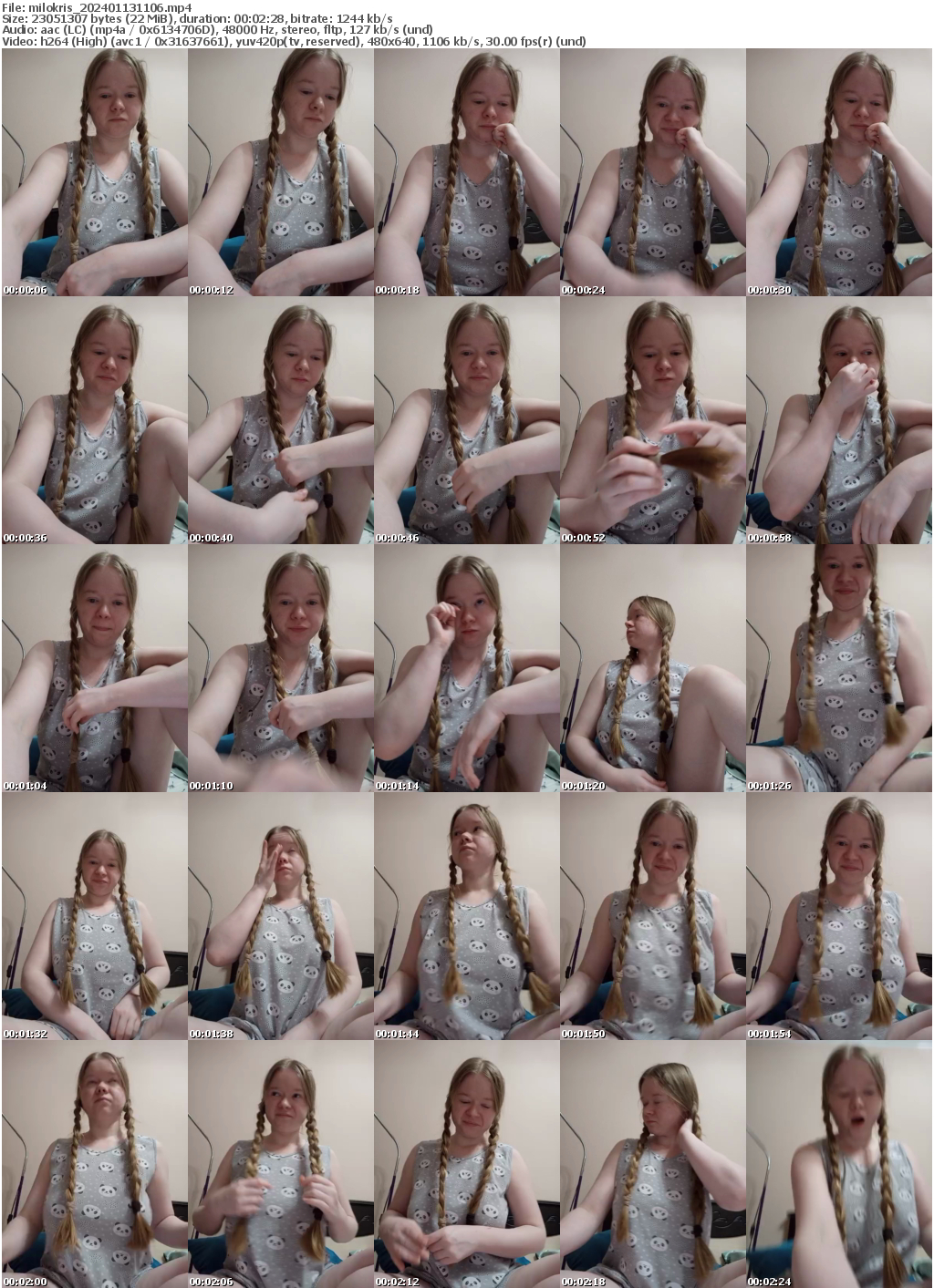 Preview thumb from milokris on 2024-01-13 @ bongacams