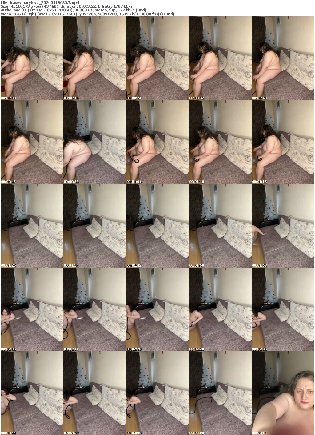 Preview thumb from traseymarylove on 2024-01-13 @ bongacams