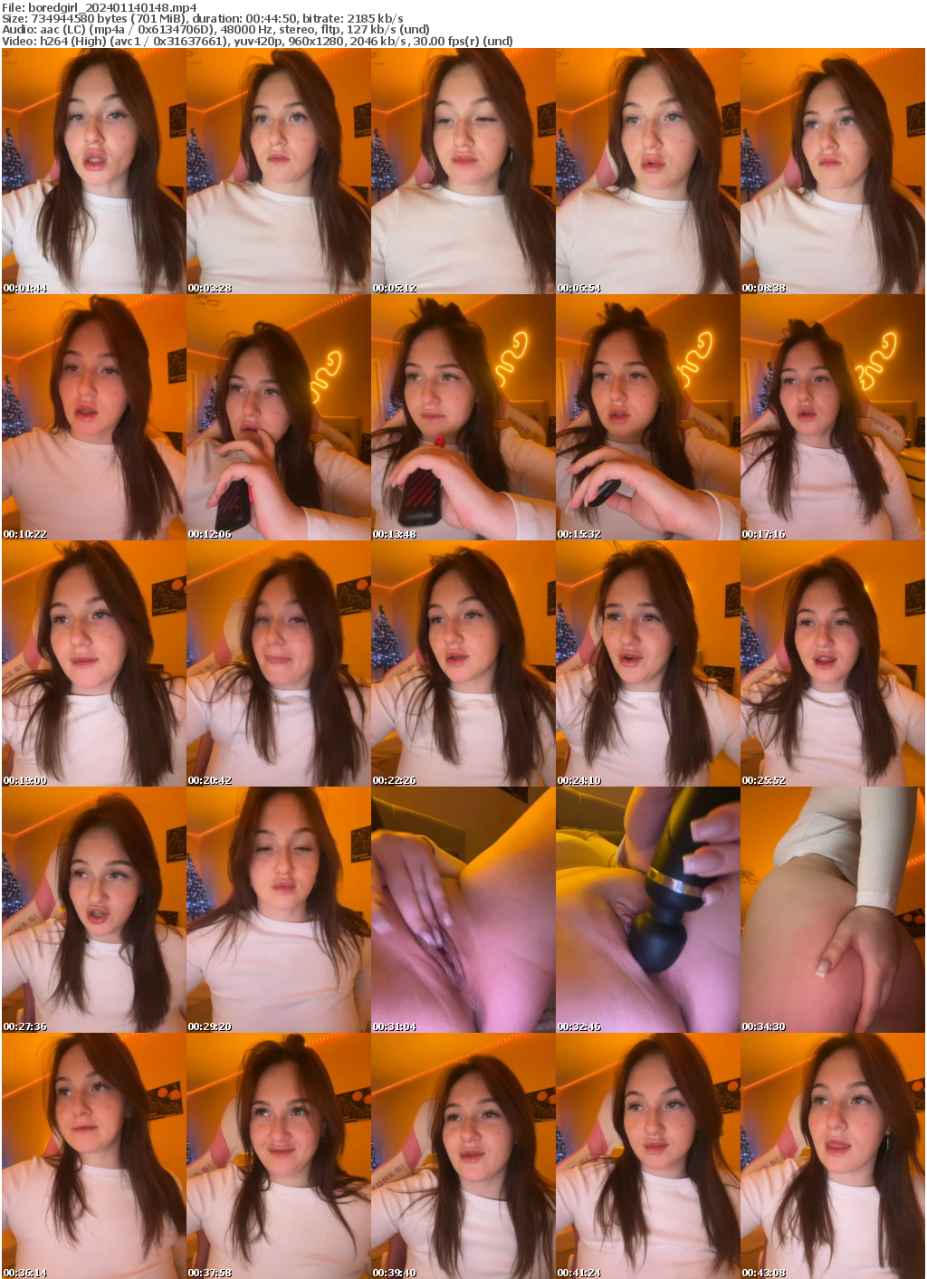 Preview thumb from boredgirl on 2024-01-14 @ bongacams