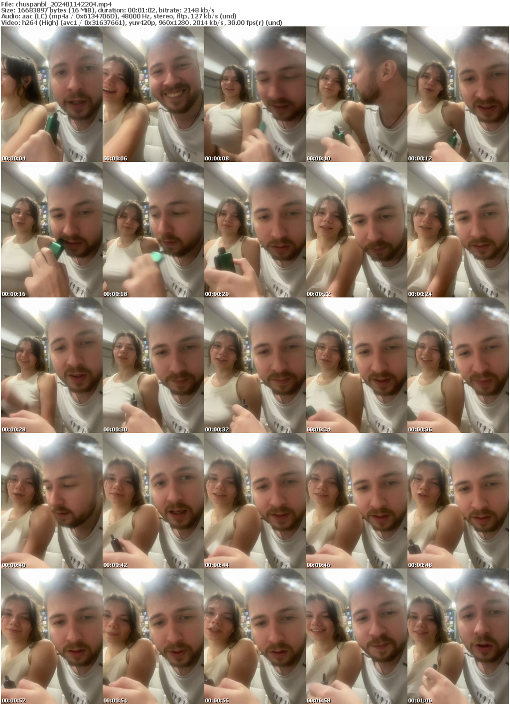 Preview thumb from chuspanbl on 2024-01-14 @ bongacams