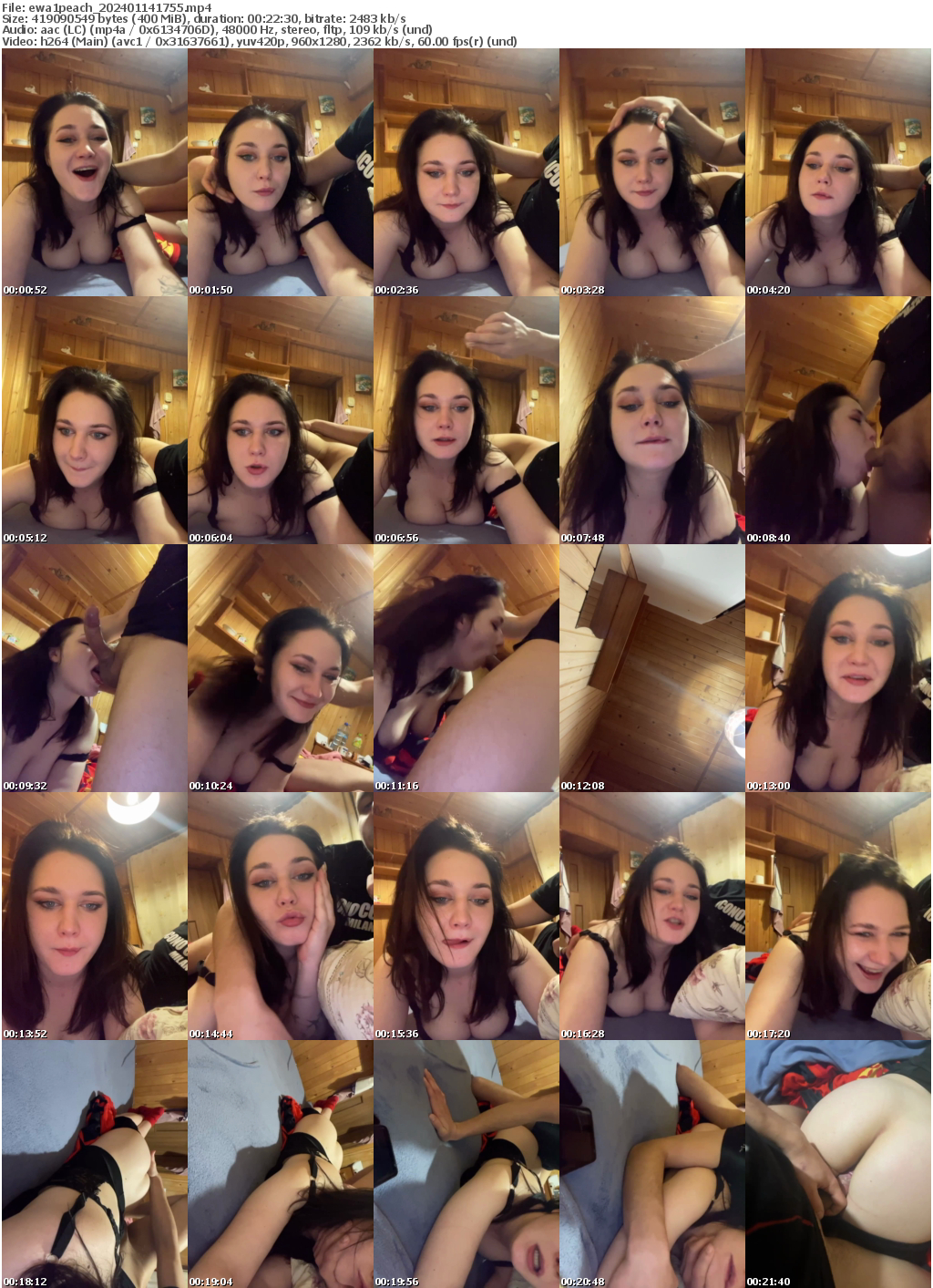 Preview thumb from ewa1peach on 2024-01-14 @ bongacams