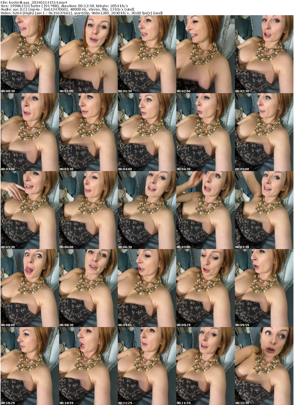 Preview thumb from kosto4kaaa on 2024-01-14 @ bongacams