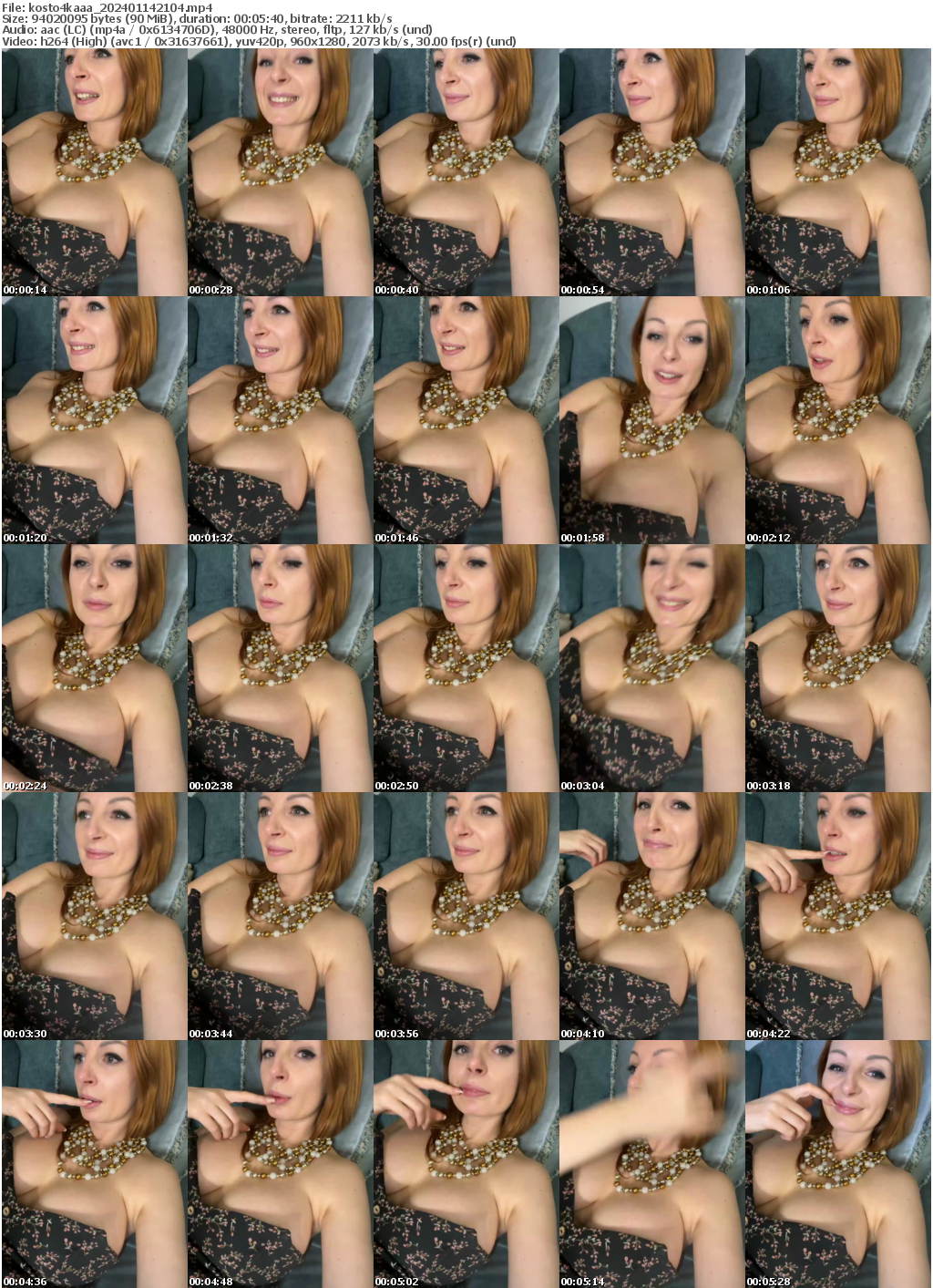 Preview thumb from kosto4kaaa on 2024-01-14 @ bongacams