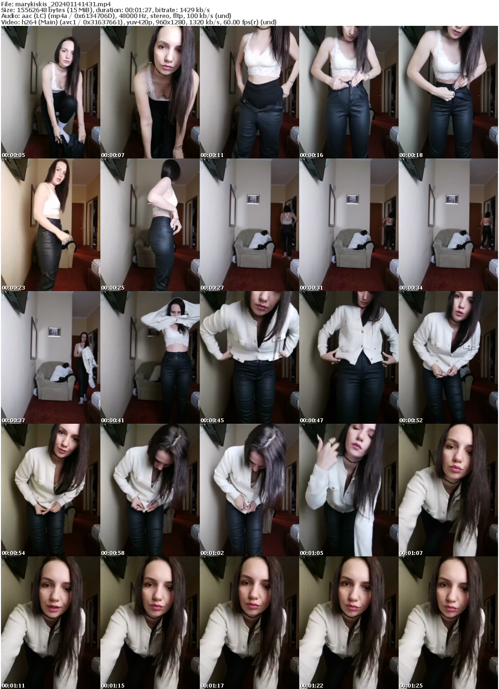 Preview thumb from marykiskis on 2024-01-14 @ bongacams