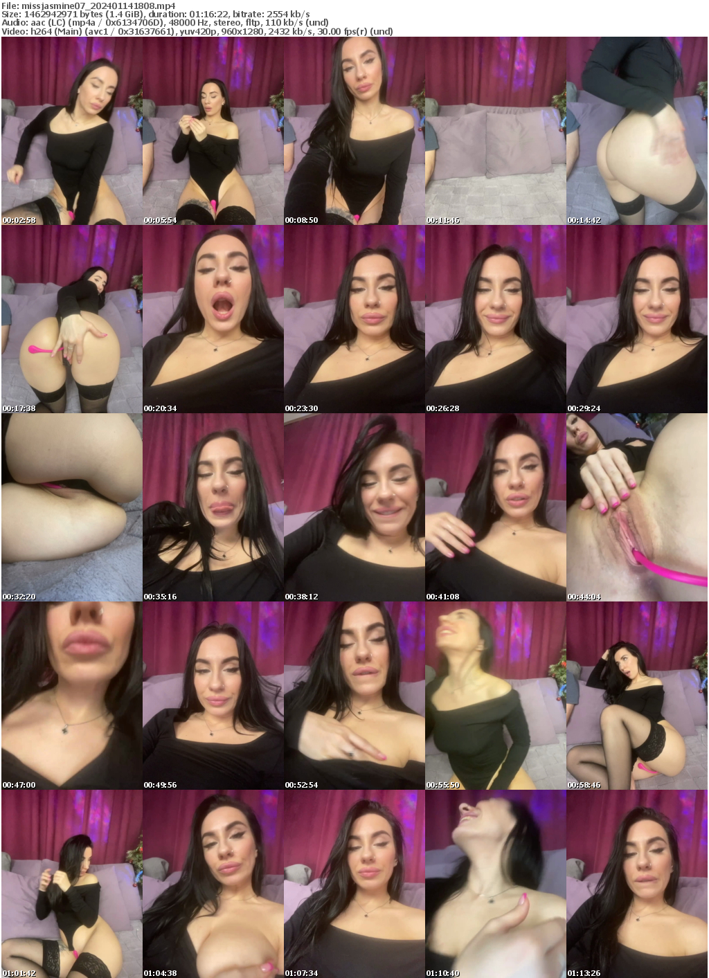 Preview thumb from missjasmine07 on 2024-01-14 @ bongacams