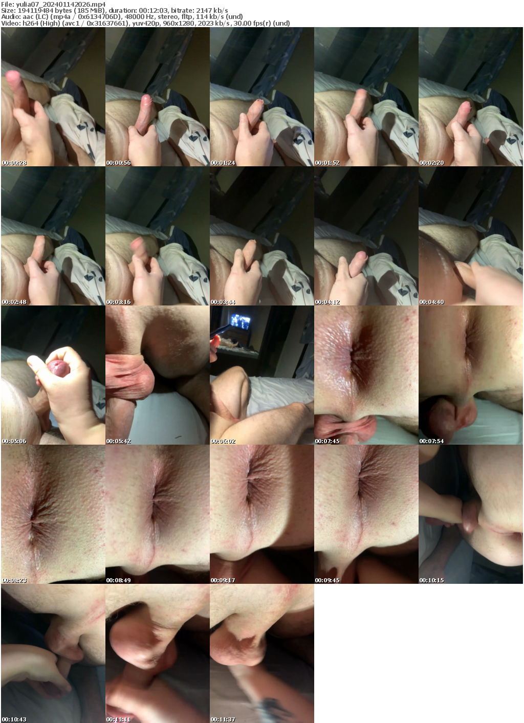 Preview thumb from yulia07 on 2024-01-14 @ bongacams