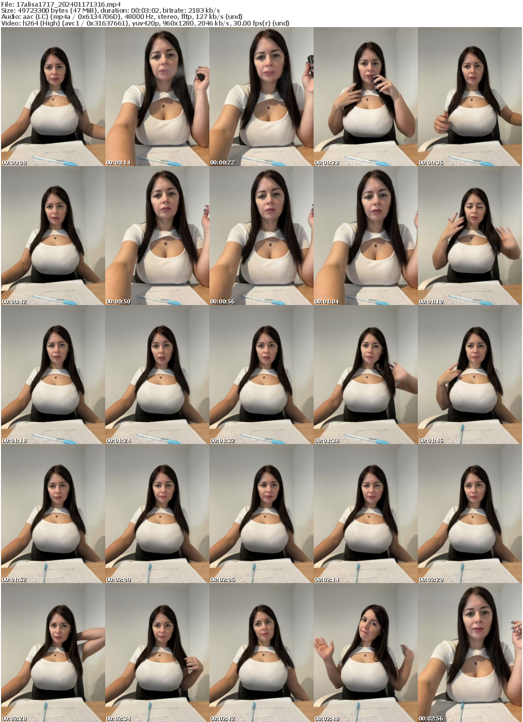 Preview thumb from 17alisa1717 on 2024-01-17 @ bongacams