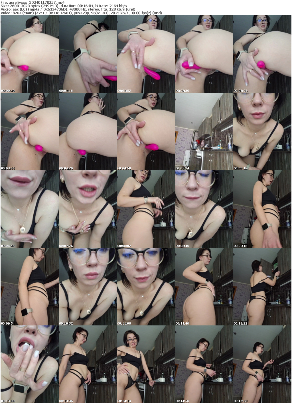 Preview thumb from aureliyxxx on 2024-01-17 @ bongacams