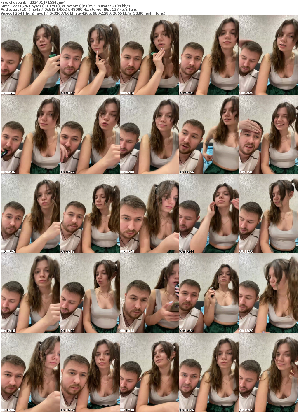 Preview thumb from chuspanbl on 2024-01-17 @ bongacams