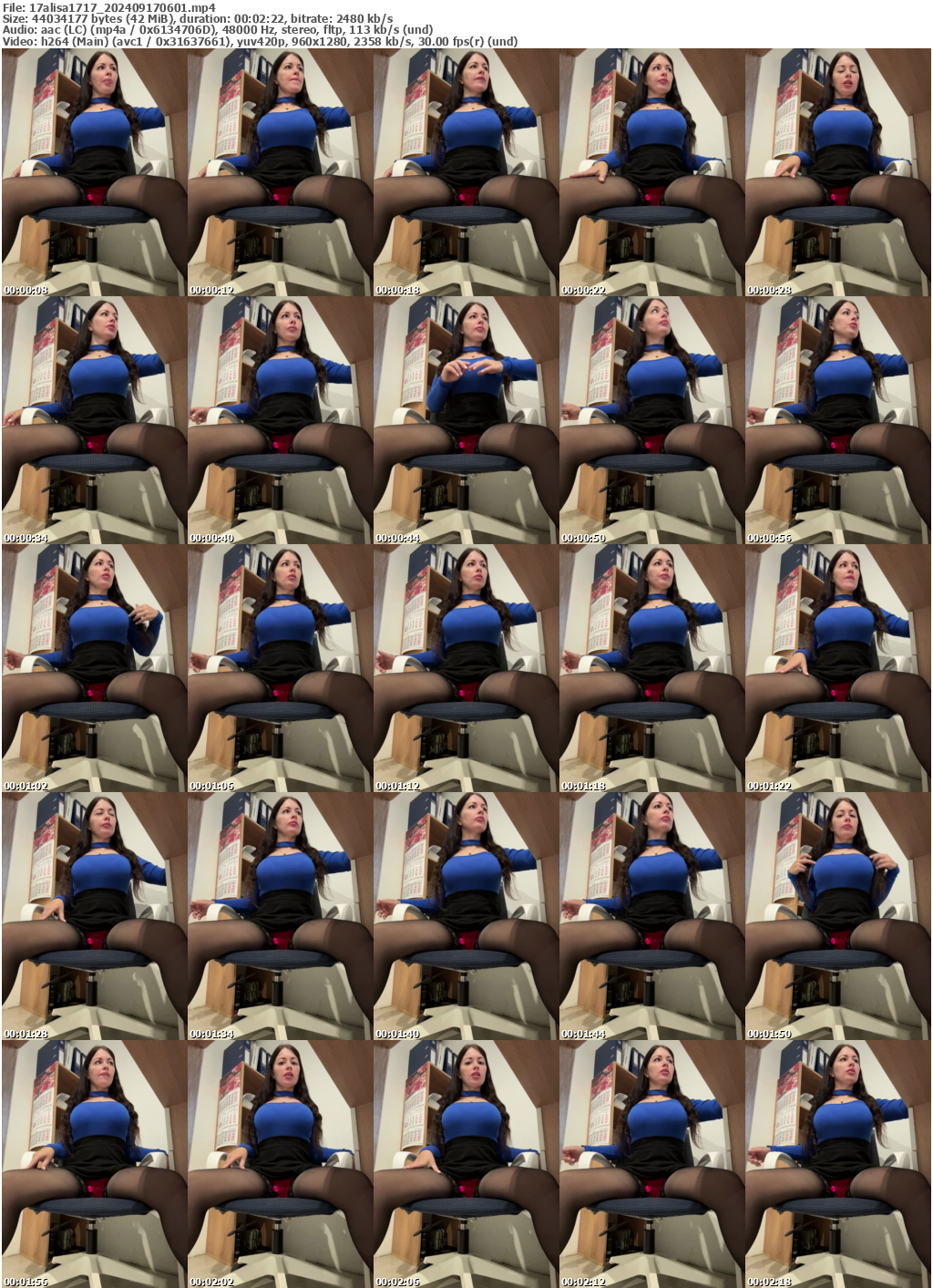 Preview thumb from 17alisa1717 on 2024-09-17 @ bongacams