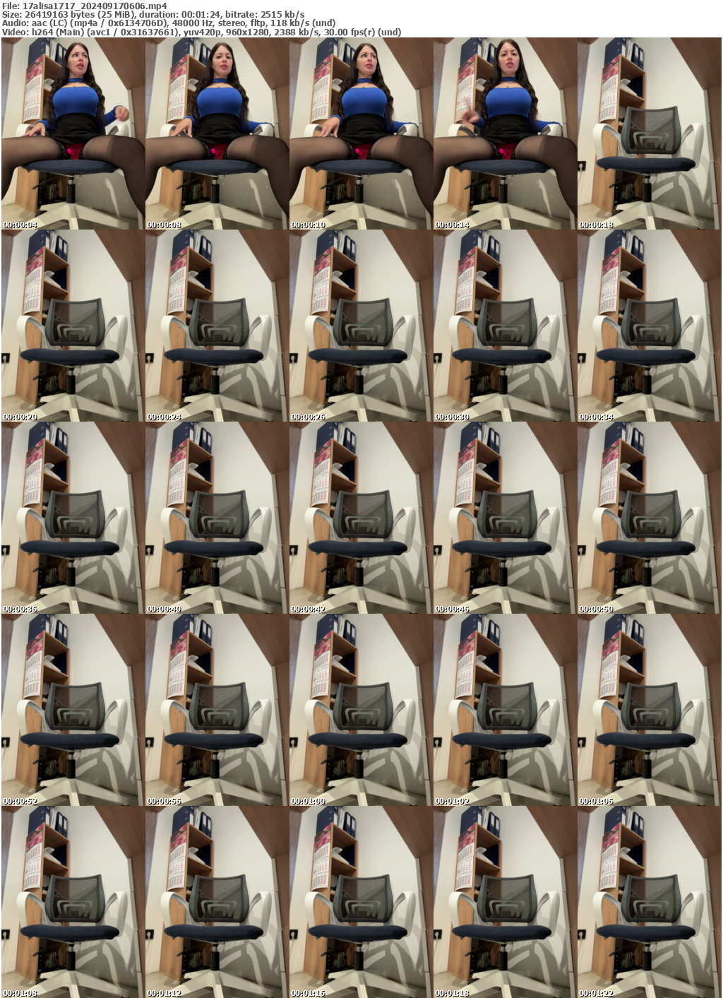 Preview thumb from 17alisa1717 on 2024-09-17 @ bongacams