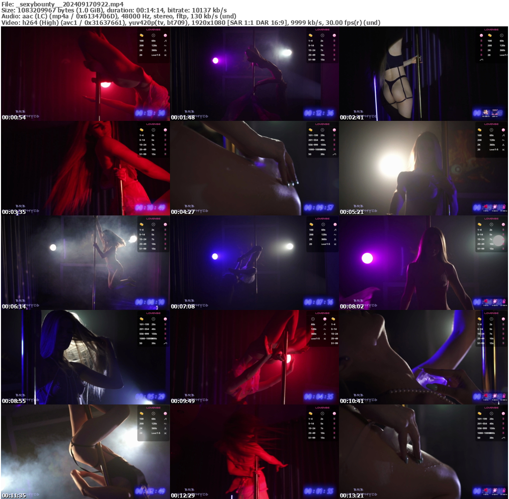 Preview thumb from _sexybounty_ on 2024-09-17 @ bongacams