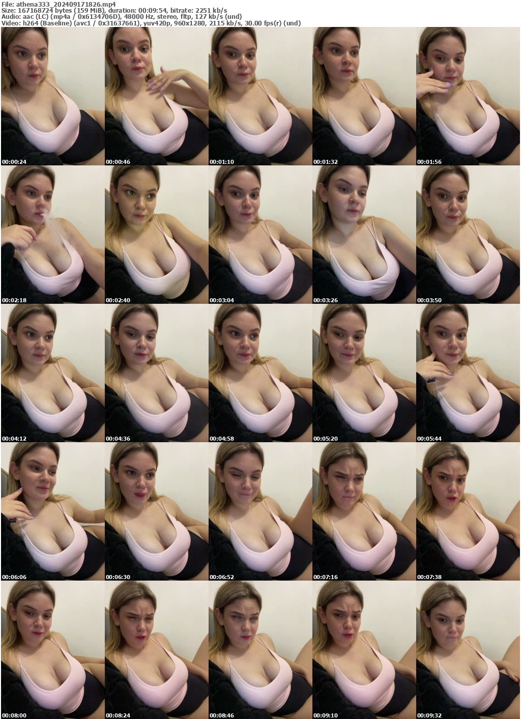 Preview thumb from athena333 on 2024-09-17 @ bongacams