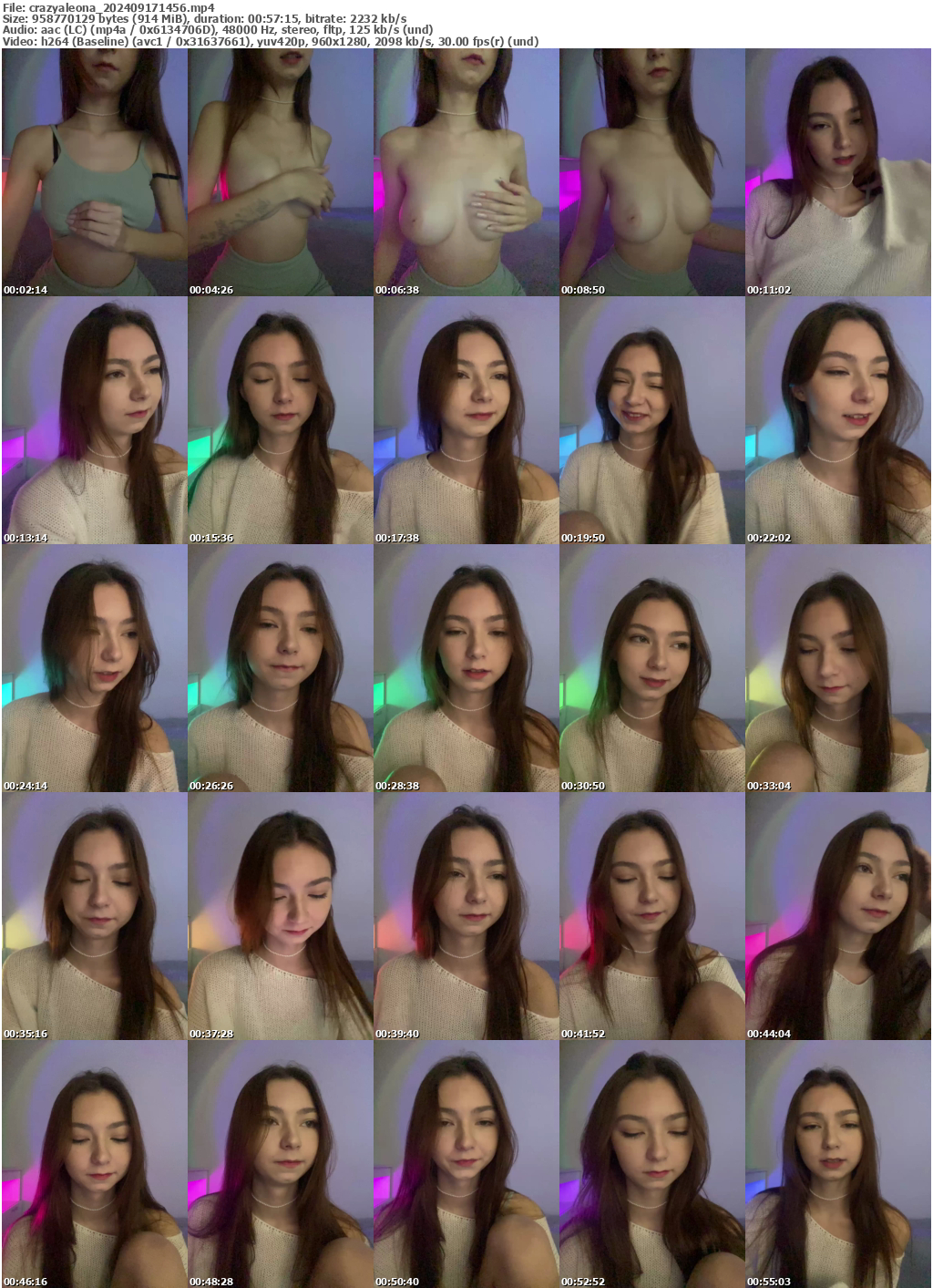 Preview thumb from crazyaleona on 2024-09-17 @ bongacams