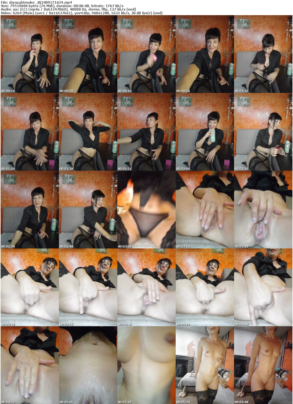 Preview thumb from dianaahtender on 2024-09-17 @ bongacams