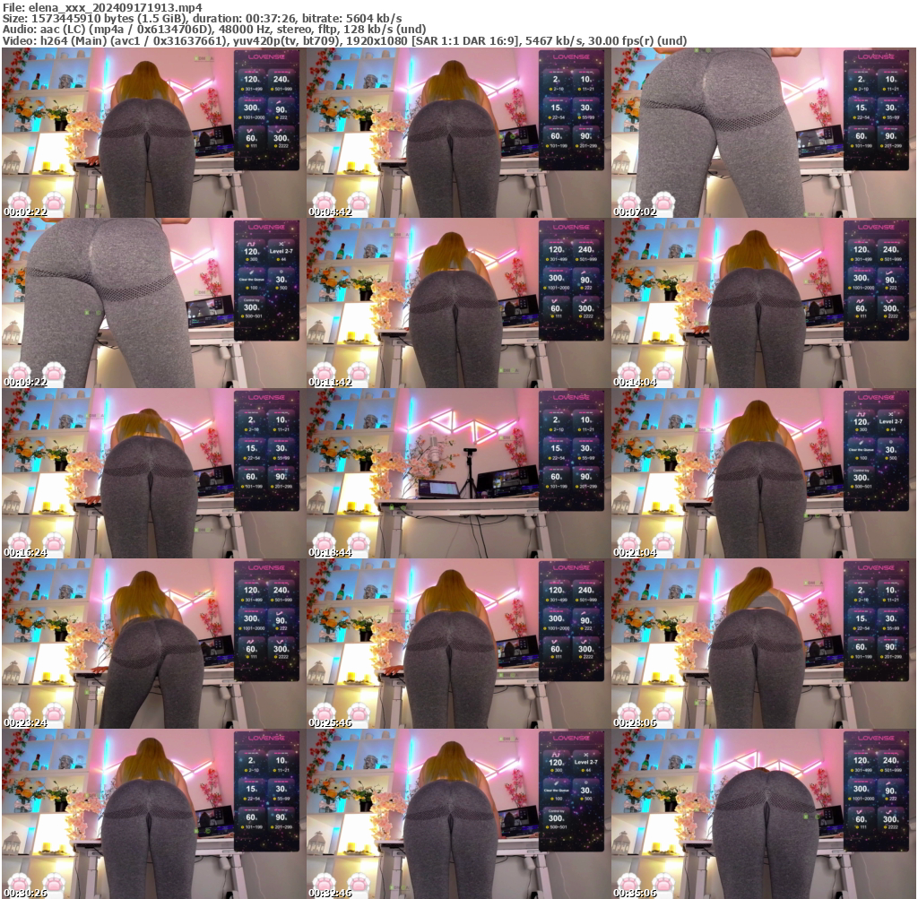 Preview thumb from elena_xxx on 2024-09-17 @ bongacams