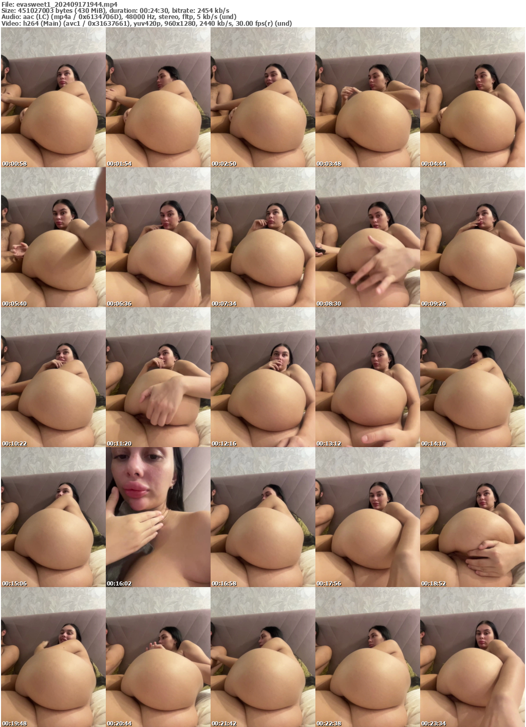 Preview thumb from evasweet1 on 2024-09-17 @ bongacams