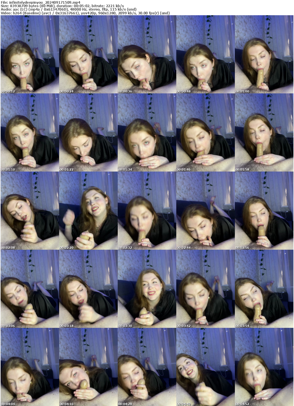 Preview thumb from infinitelydeepinyou on 2024-09-17 @ bongacams