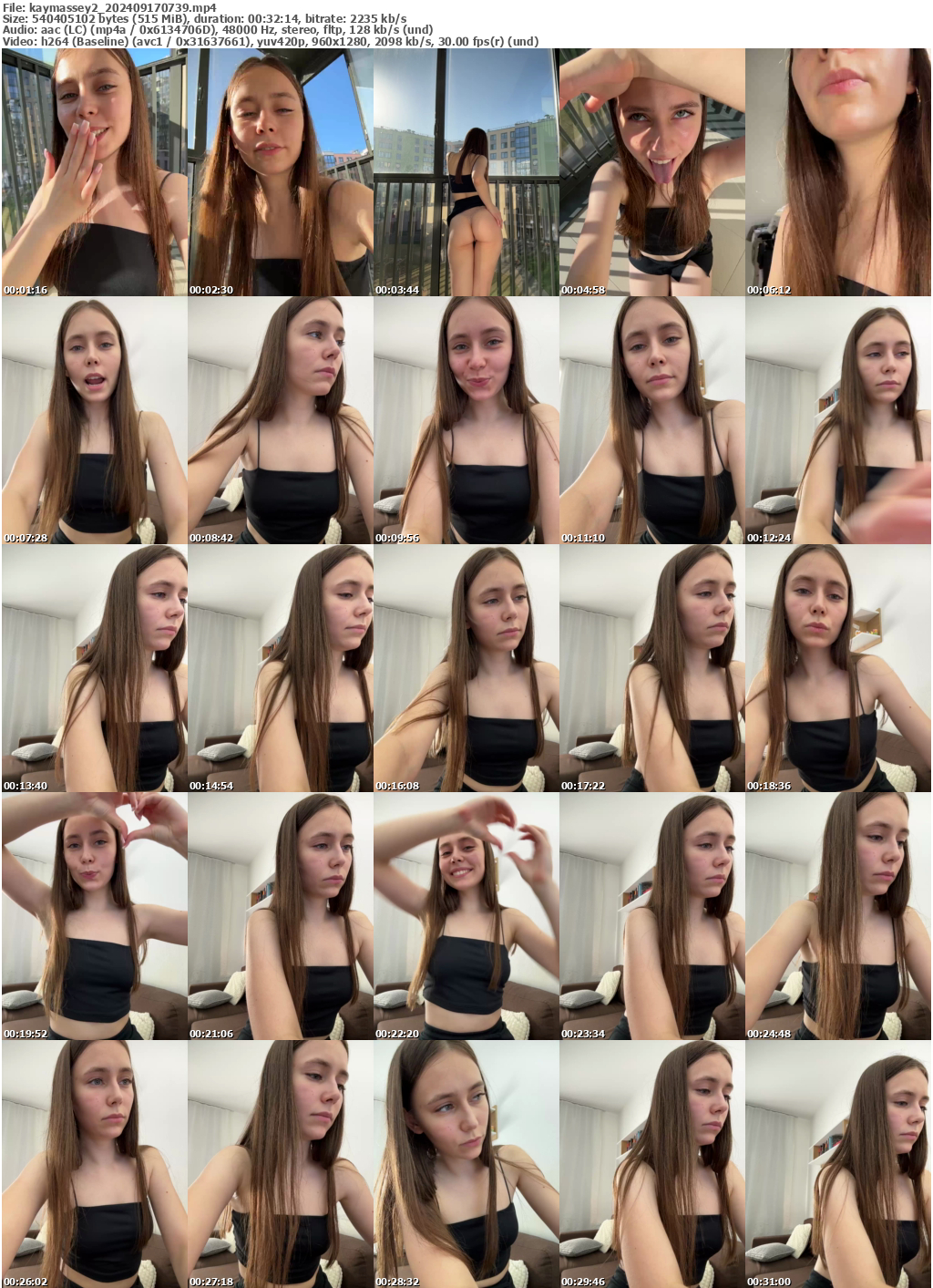 Preview thumb from kaymassey2 on 2024-09-17 @ bongacams