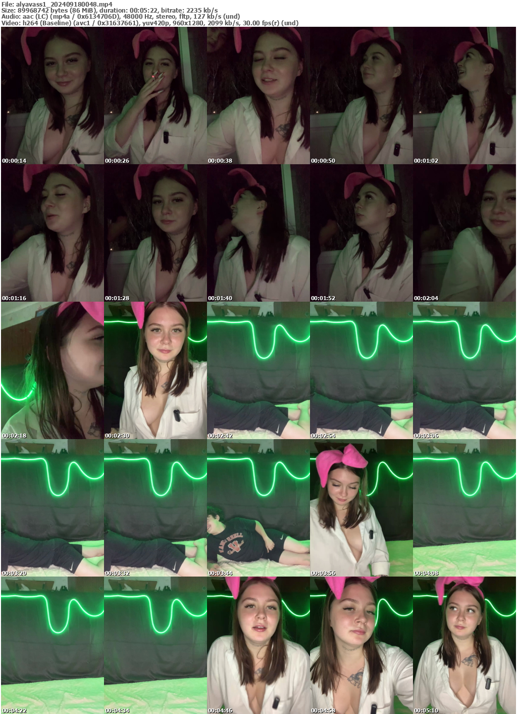 Preview thumb from alyavass1 on 2024-09-18 @ bongacams