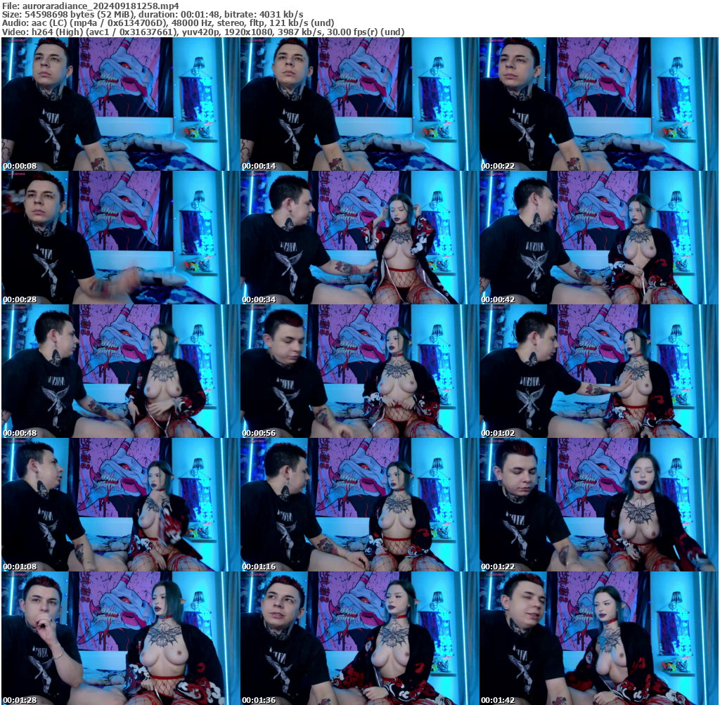 Preview thumb from auroraradiance on 2024-09-18 @ bongacams