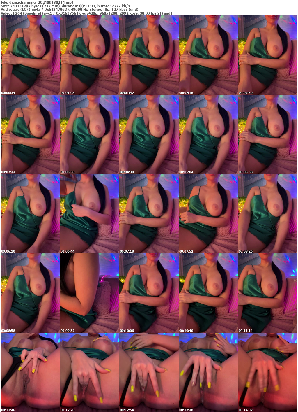 Preview thumb from dianacharming on 2024-09-18 @ bongacams