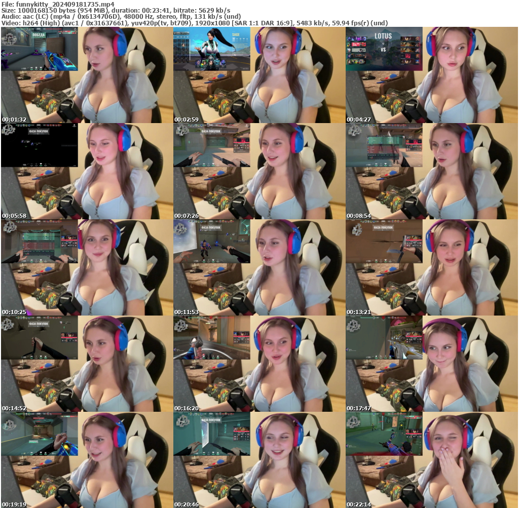 Preview thumb from funnykitty on 2024-09-18 @ bongacams