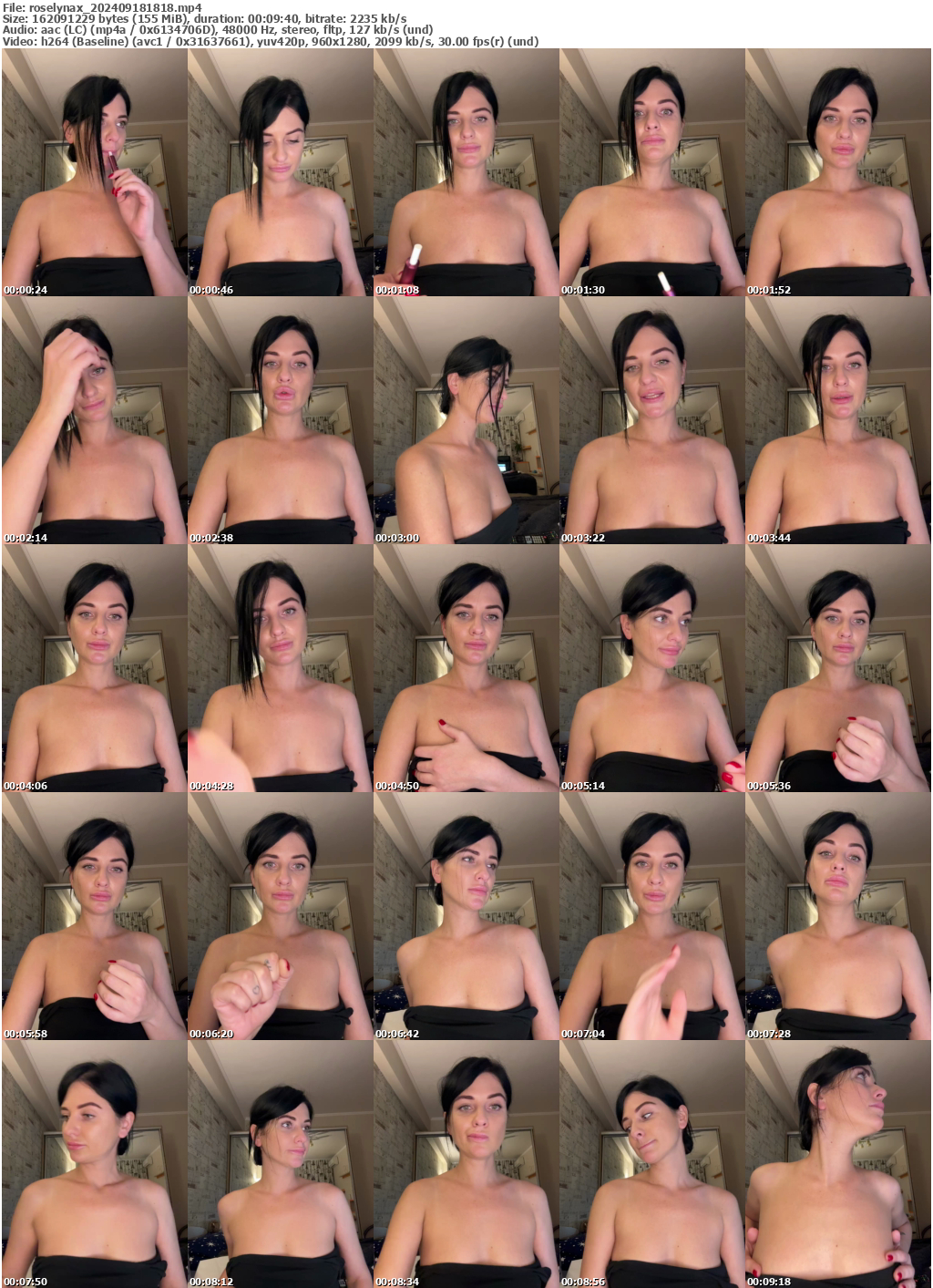 Preview thumb from roselynax on 2024-09-18 @ bongacams