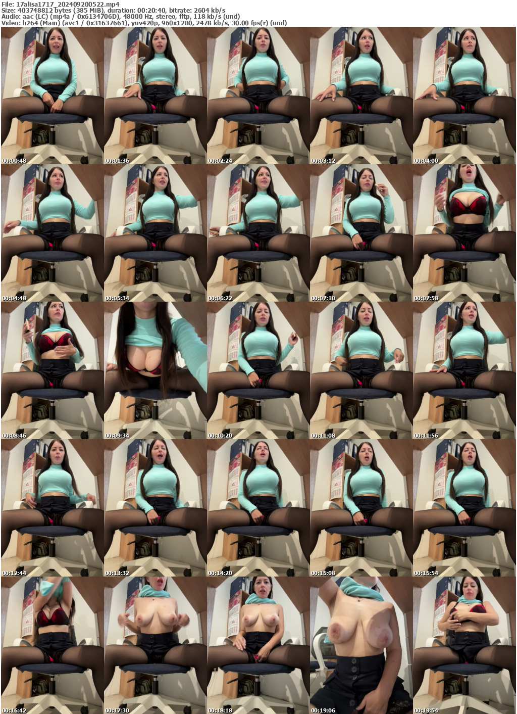 Preview thumb from 17alisa1717 on 2024-09-20 @ bongacams