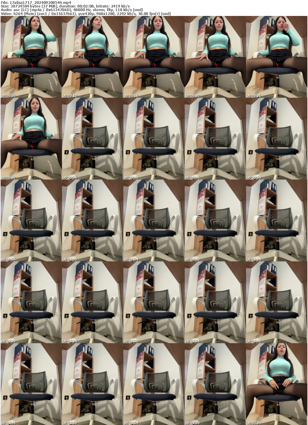 Preview thumb from 17alisa1717 on 2024-09-20 @ bongacams