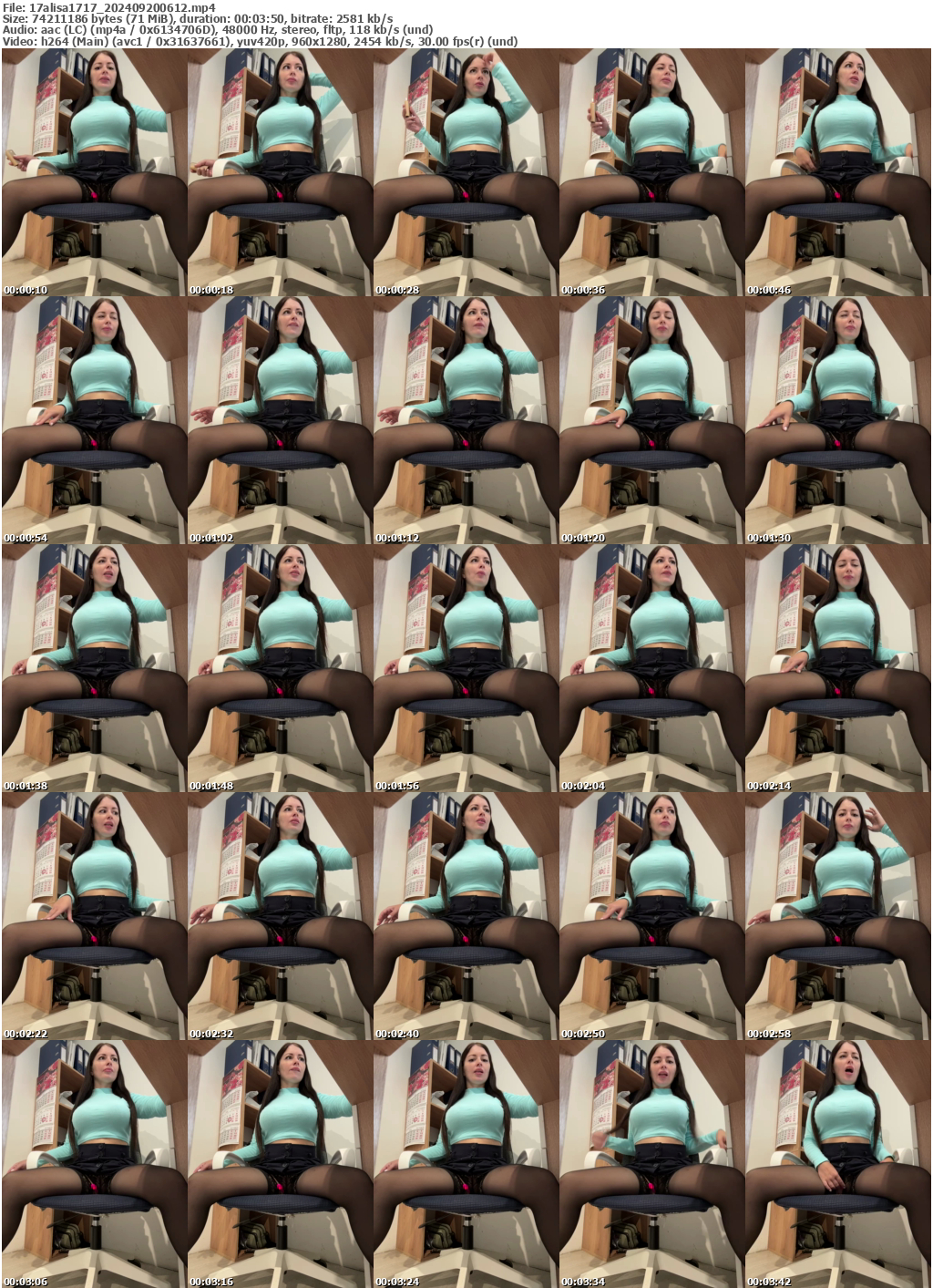 Preview thumb from 17alisa1717 on 2024-09-20 @ bongacams