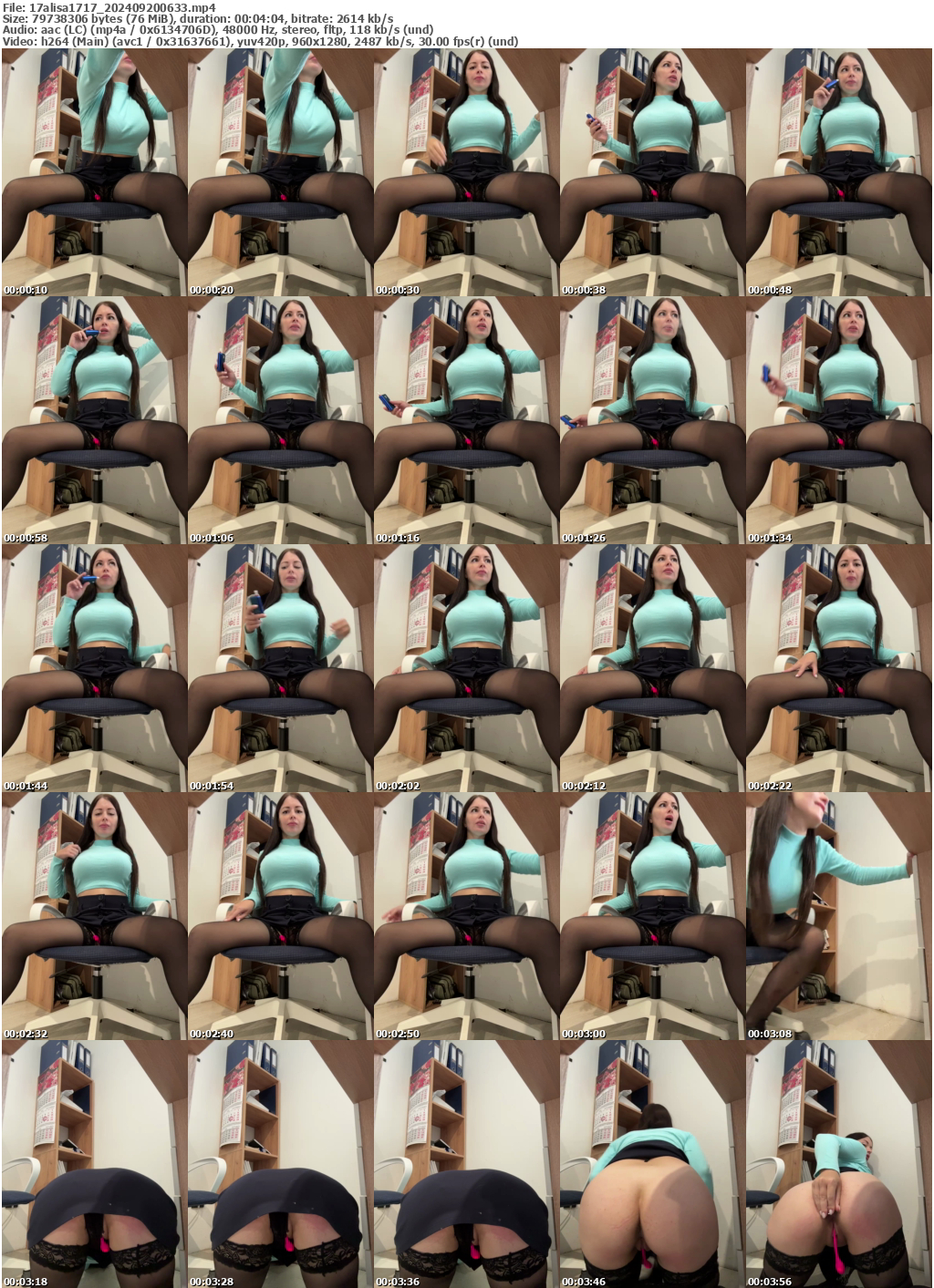 Preview thumb from 17alisa1717 on 2024-09-20 @ bongacams