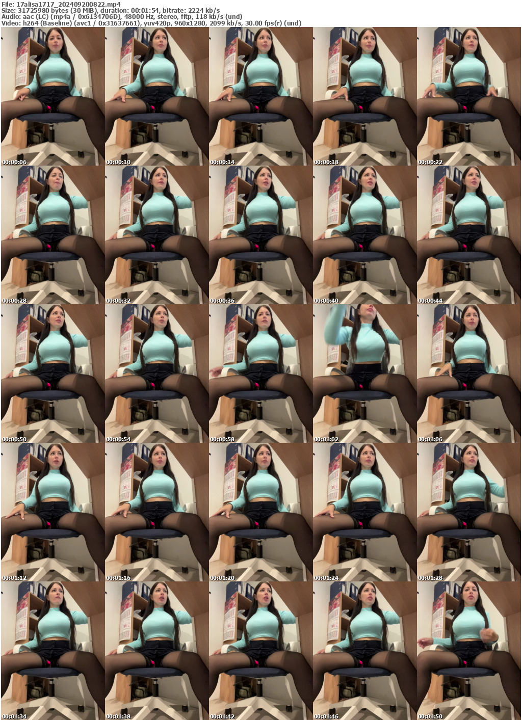 Preview thumb from 17alisa1717 on 2024-09-20 @ bongacams